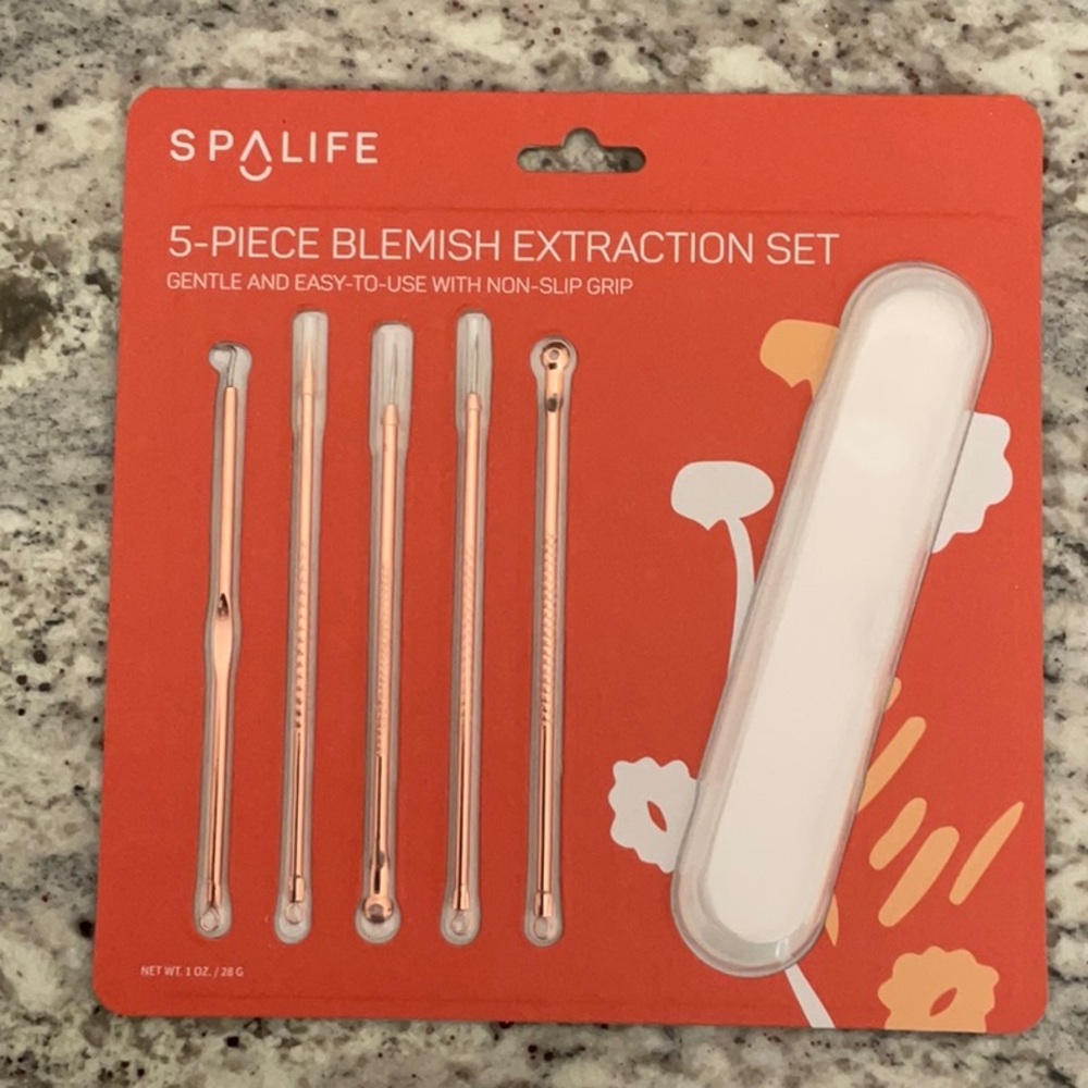 New 5-Piece Blemish Extraction Set